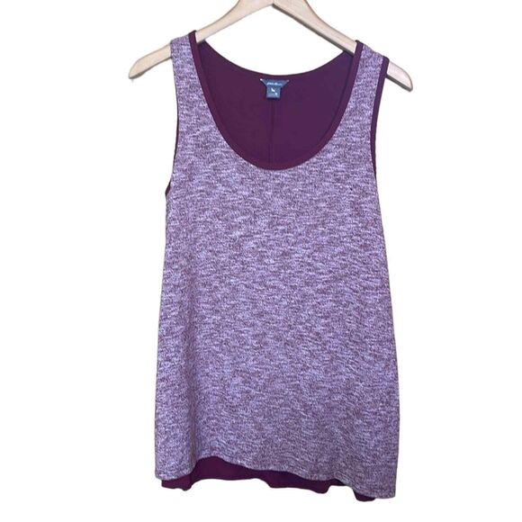 EDDIE BAUER Burgundy Tank Top -‎ Size M - Picture 1 of 6